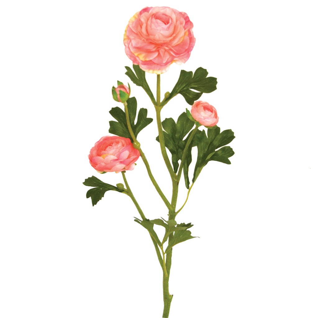 Baby-pink artificial Buttercup flower from Ogilvies NZ