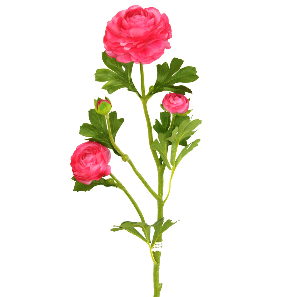 Pink artificial Buttercup flower from Ogilvies NZ