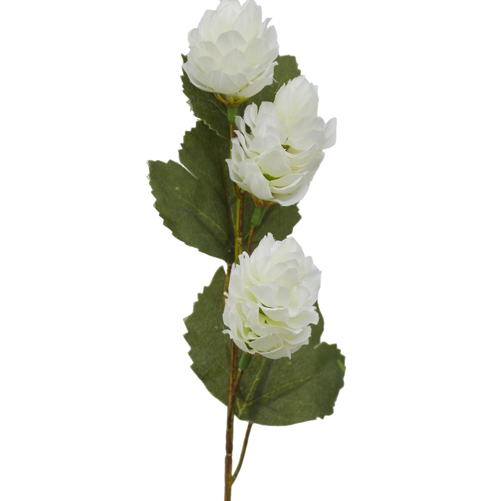 Close-up of artificial white Hops spray from Ogilvies NZ