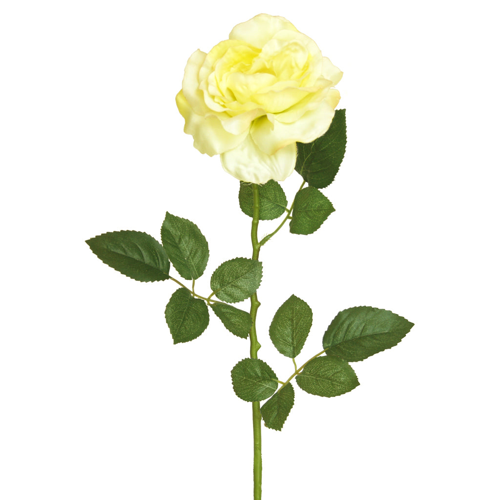 Artificial white rose from Ogilvies NZ