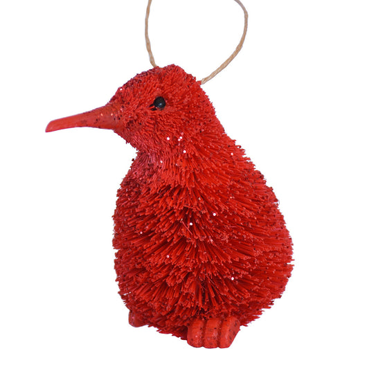 Kiwi - Red coloured decoration DUE END SEPTEMBER 2025