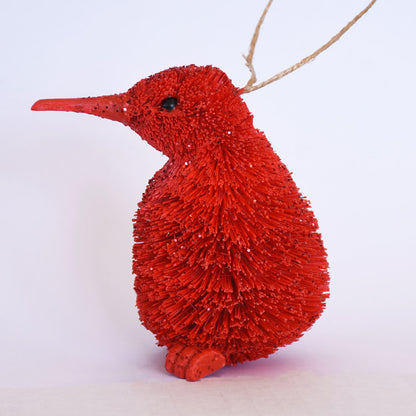 Kiwi - Red coloured decoration DUE END SEPTEMBER 2025