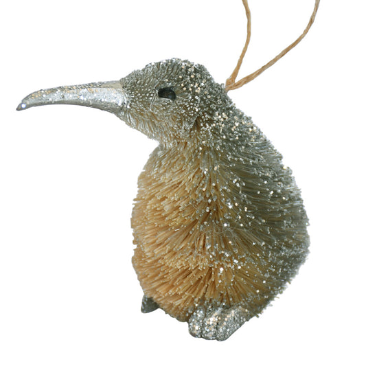 Kiwi - Silver coloured decoration
