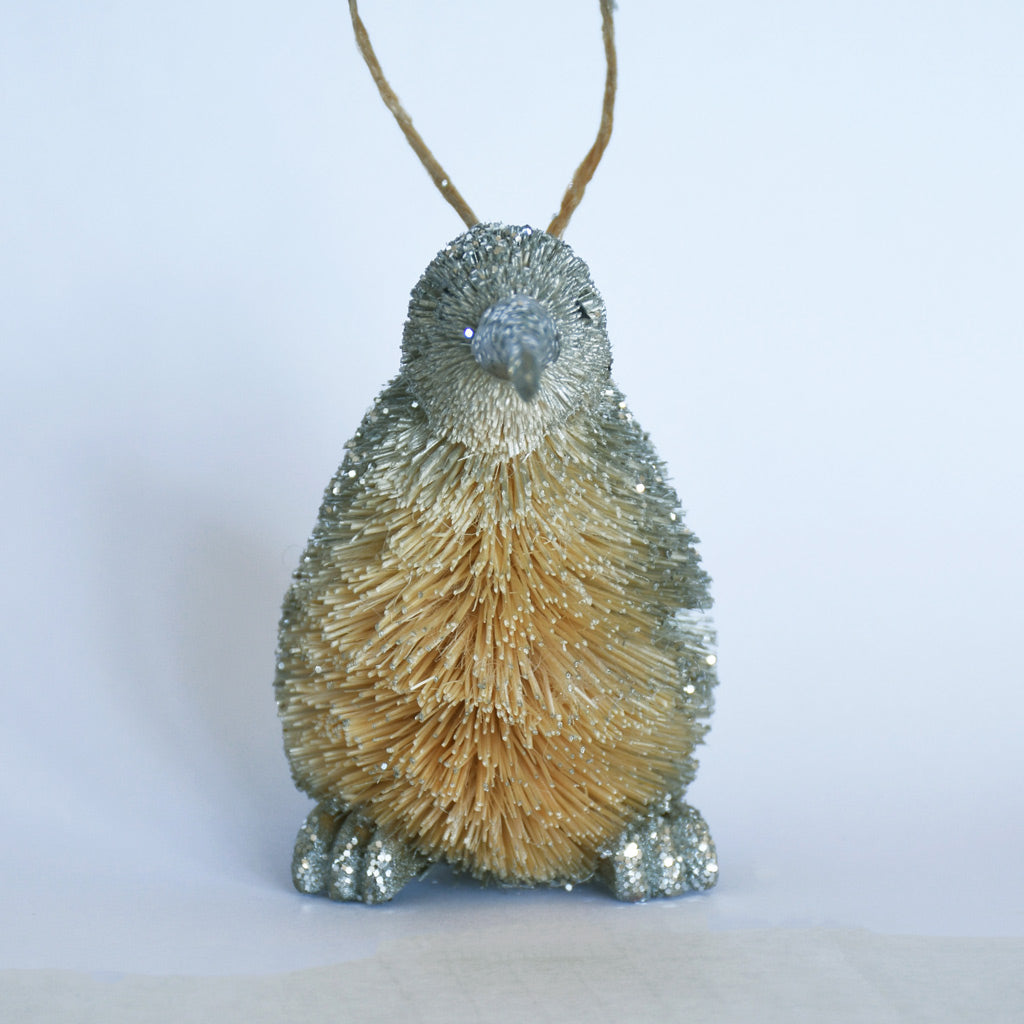 Kiwi - Silver coloured decoration