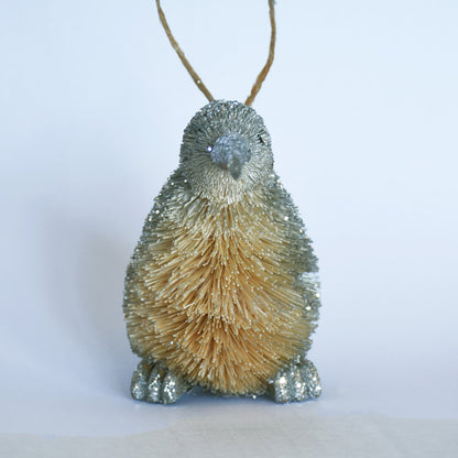 Kiwi - Silver coloured decoration
