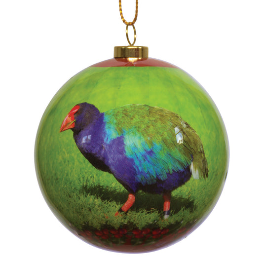 NZ Bird Baubles - Christmas Takahe - Set of 3