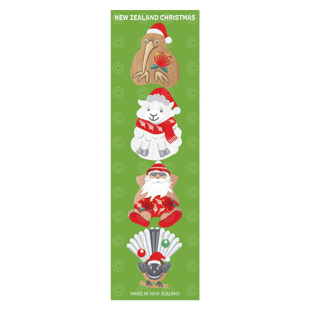 Souvenir Bookmark - New Zealand Christmas