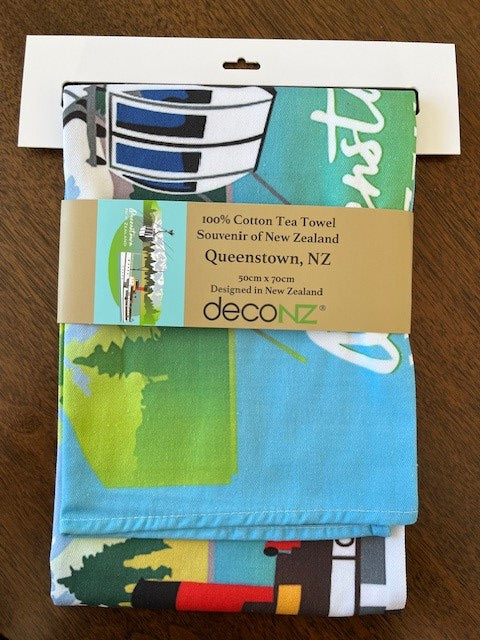 Tea Towel - Queenstown, New Zealand