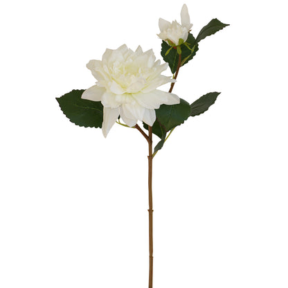 Dahlia Flower Spray - White ✰✰✰ SPECIAL ✰✰✰
