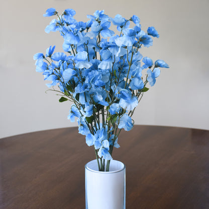 Sweet Pea Flowers - Light Blue