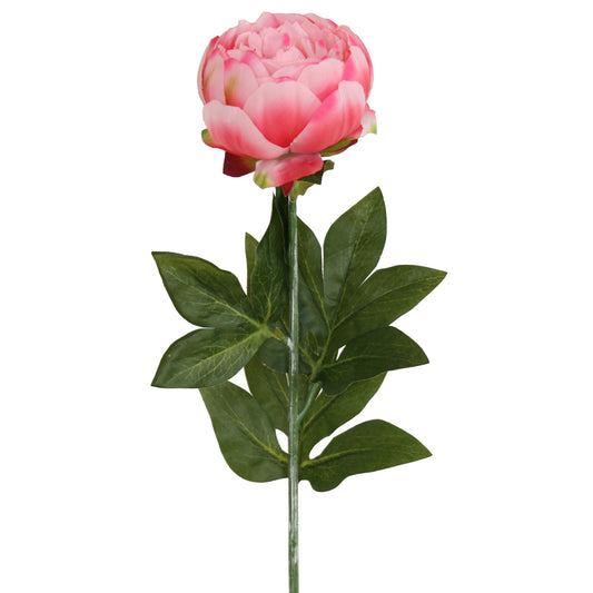 Artificial pink Peony flower from Ogilvies NZ